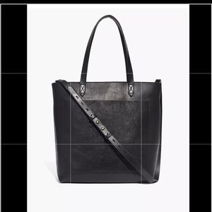 Madewell The Zip-Top Medium Transport Tote True Black